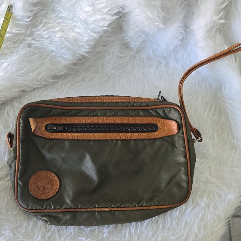 Hunting World Nylon & Leather Travel Pouch
